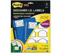Post-it Designer ID Label