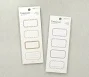 2pcs Simple Label Sticker Set