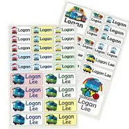 School Stickers Label with Name Waterproof Stickers Supplies Back to School Labels Personalized Name Labels Labels for School Supplies
