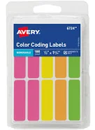 Avery Removable Color-Coding Labels