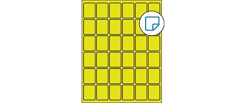 1.25 X 1.625 Fluorescent Yellow R…