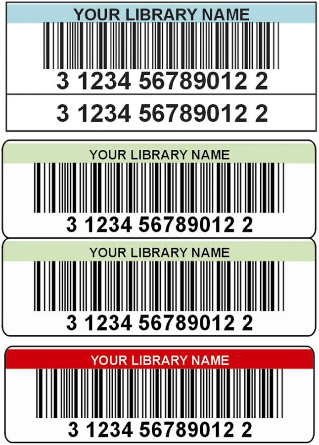 TLS Digital Laminated Colored Bar Code Labels