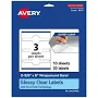 Avery Glossy Clear Wraparound Labels