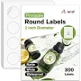 Waterproof Round Sticker Labels