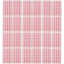 Addhat Self-Adhesive Material Stick Label for Students and Households Small Label Stickers 50 Sheets Per Set