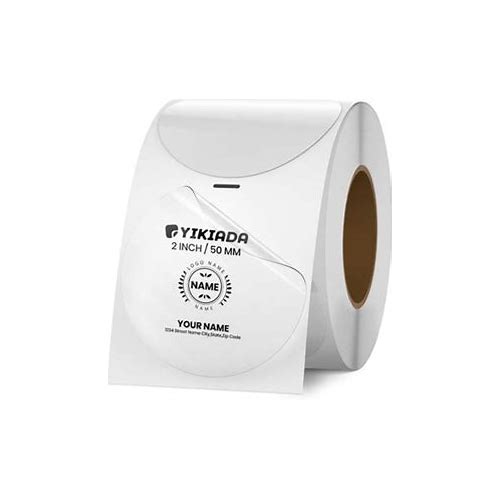 Clear Thermal Labels Vinyl 2 Inc…