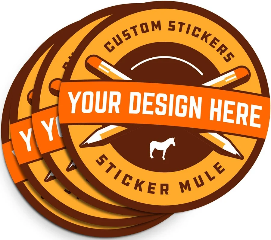 Custom Circle Stickers - Quantity 50