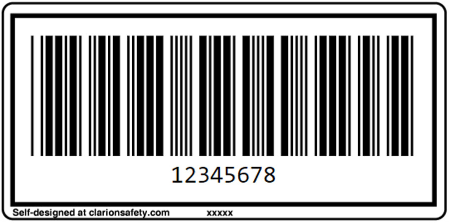 CODE39 Custom Barcode Label