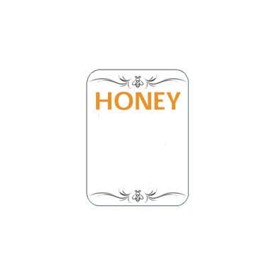 Honey Bear Labels, 2 oz Golden Swirl - 150 pack | Mann Lake
