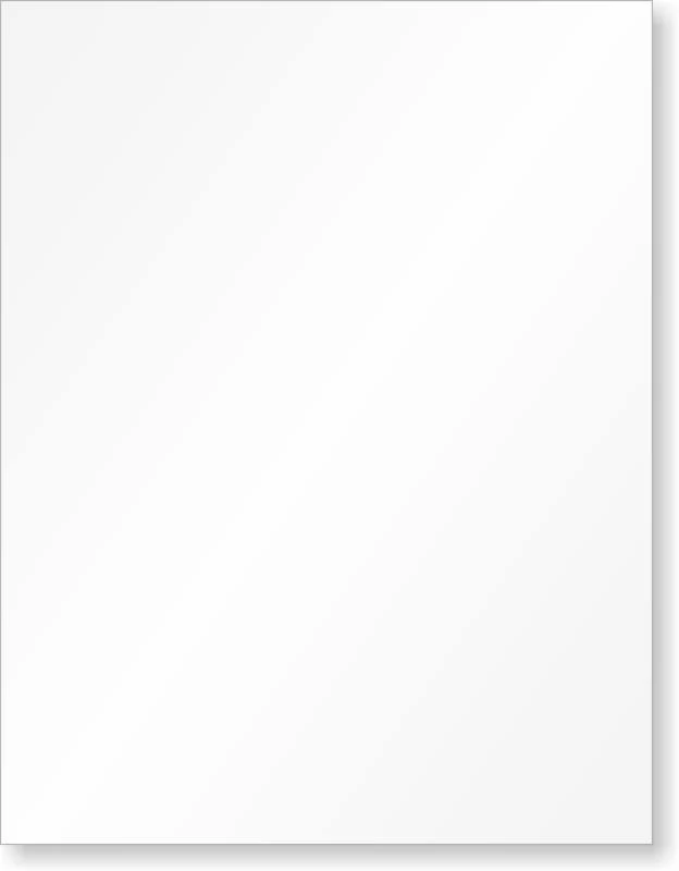 10 Blank Printable Laser Labels, 8.5" x 11" Sheets of EconoGuard Vinyl, with heavy adhesive, 10 Sheets