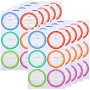 Soimiss Assorted Color PVC Adhesive Jar Labels