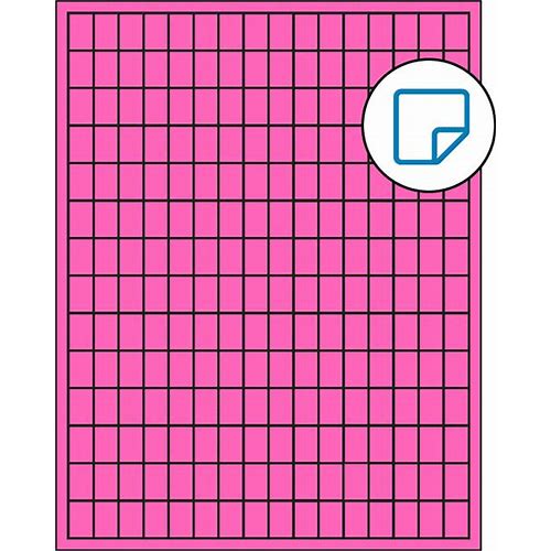 0.5 X 0.75 Fluorescent Pink Recta…