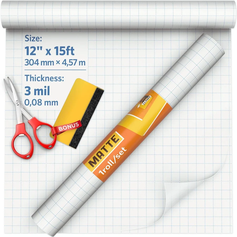 3 MIL Matte Self Adhesive Laminating Roll