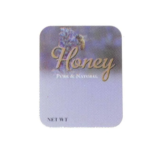 Betterbee Square Purple Blank Honey Jar Labels