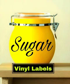 Personalized Vinyl Decal Labels | Waterproof, Multi-Color, Multi-Size | Perfect for Kitchen, Name, Address, and School Supplies