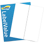 8.5” x 11” Shipping Label – Full Sheet with Vertical Back Slit – Laser & Inkjet Compatible | Label Supplies From Label Value