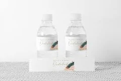 Winter Onederland Water Bottle Label, Editable Template, INSTANT DOWNLOAD