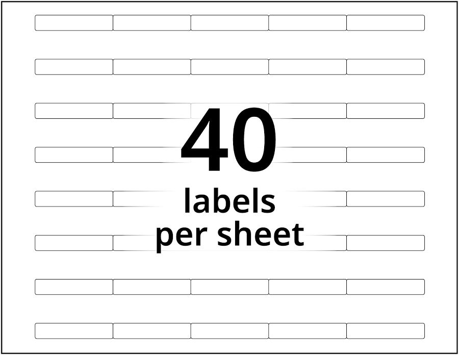 A4 Supplies A4 5-Bank Clear Adhesive Tab Labels