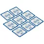 Uxcell NFC Stickers Nfc215 Tag Sticker 504 Bytes Square 8 Pack