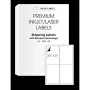 Houselabels 4-up Shipping Labels with Blackout Technology For Laser and Inkjet Printers