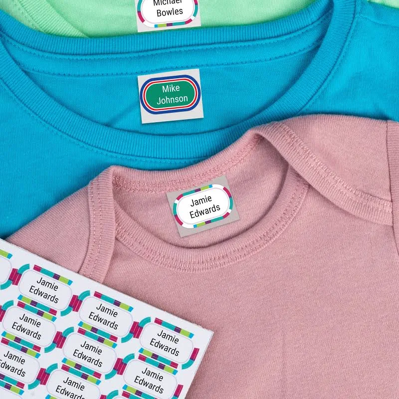 Color Stick N Wear Clothing Labels