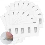 100 Pcs NFC Tags Stickers with Ntag213 Chip Blank Programmable NFC Sticker Rewritable Adhesive Labels Rfid Tags 144 Bytes Memory