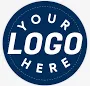 125ct. Custom Full Color 2 in. Vinyl Circle Sticker - Navy - 1-Color Text or Art Design