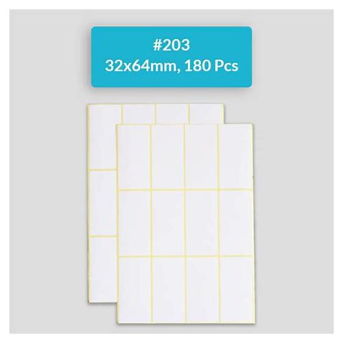 Self Adhesive Sticky White Label…