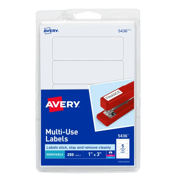 Avery Removable ID Labels