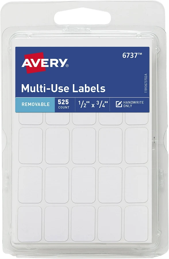 Avery Multi-Use Labels 1/2 inch x 3/4 inch