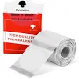 Phomemo More Sizes Label Sales for Business Label Maker, 40x40mm | Transparent | 1 Roll