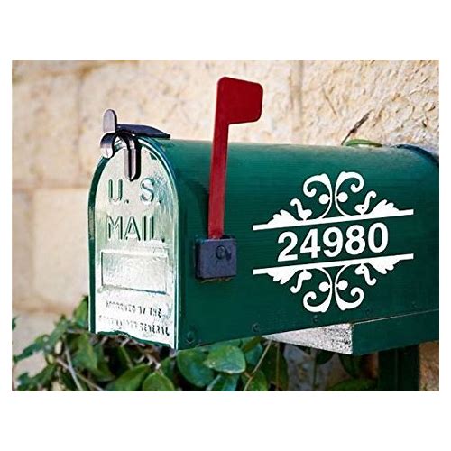 Set Of 2 Mailbox Decals/Personal …