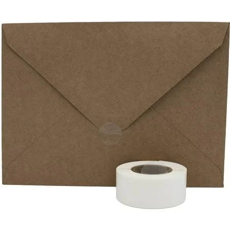 Wafer Seals Clear Transparent Circle Dot Labels
