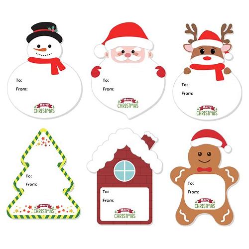 Christmas Gift Tags Stickers, 120 …
