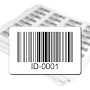 Asset Tags Set of 250 Printed On Sheets Self-Adhesive Stickers