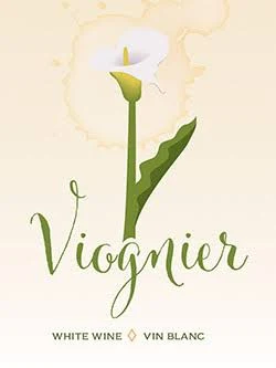 Viognier Wine Labels 30 ct