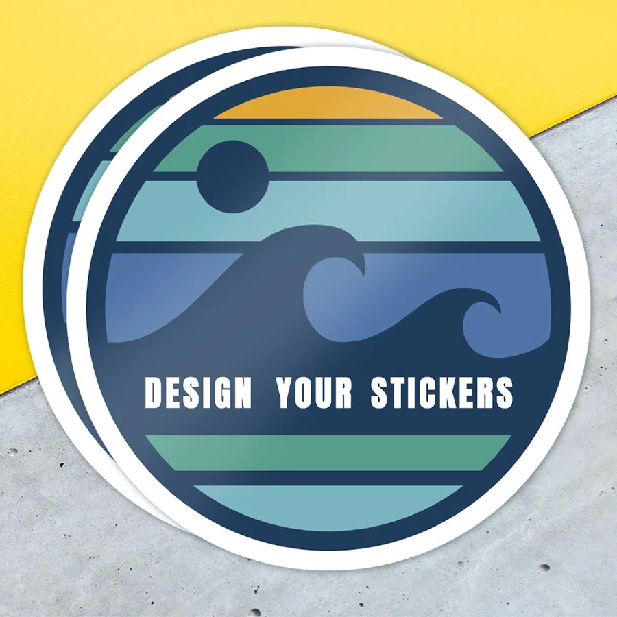 100pcs Custom Full Color Stickers