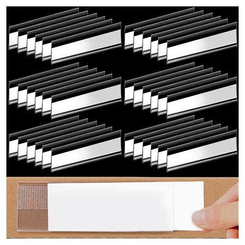 72 Pieces Shelf Tag Label Holder…