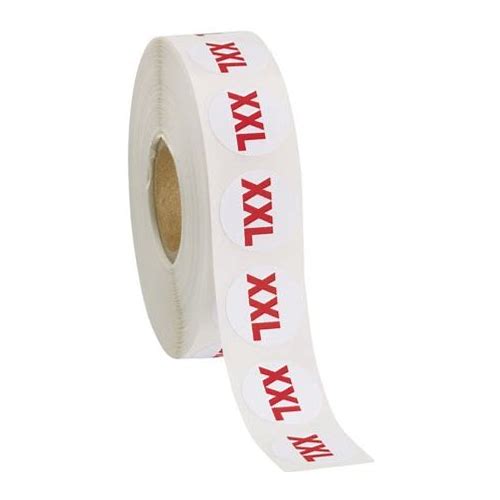 Self-Adhesive Size Labels - Size …