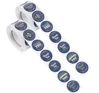 Pretyzoom 2 Rolls Small Vinyl Letter Stickers Multi Colored Self Adhesive Labeling for School Occasions