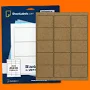 Kraft Labels 2" x 2.625" Brown