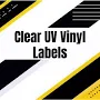 Clear UV Printed Labels 50 | Product Label Queen