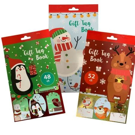 Christmas Gift Tag Sticker Books