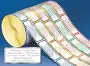 500 de-Luxe address labels XL, self-adhesive name labels on a roll, produced with embossing technology in 6 metallic colors