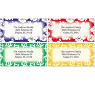 Aloha Border Address Labels (4 Designs)