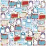 Frosty The Snowman Christmas Labels