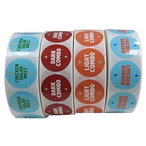 Self Adhesive Glossy Round Labe…