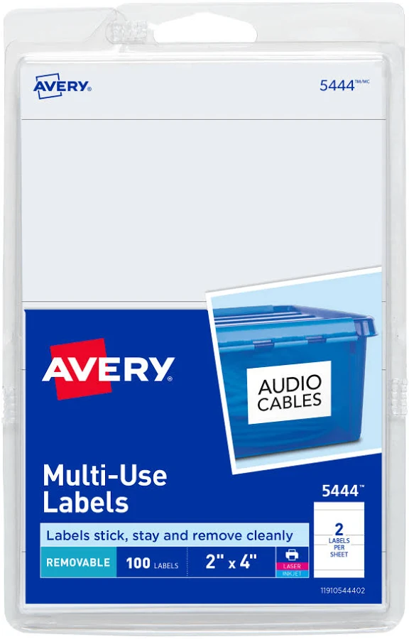 Avery? Removable Adhesive Labels