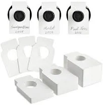 Juvale 300-Pack Blank Wine Cellar Bottle Labels Tags Quality Cardstock Paper Help Organize Locate Wine on Rack 2.25" x 3.5" Fits Standard Wine Bottles