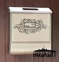 Mailbox sticker custom name letters